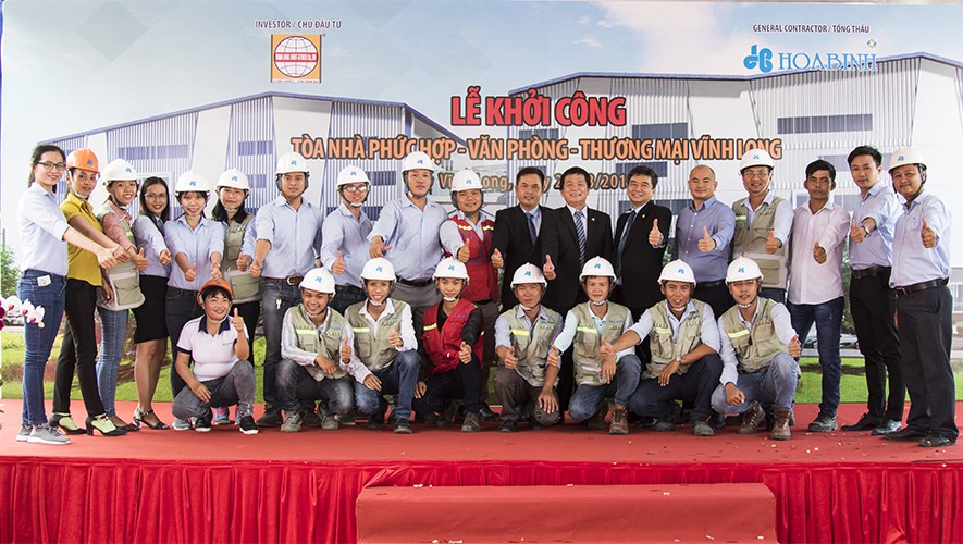 Tập đoàn Xây dựng Hòa Bình khởi công dự án đầu tiên tại tỉnh Vĩnh Long - 2