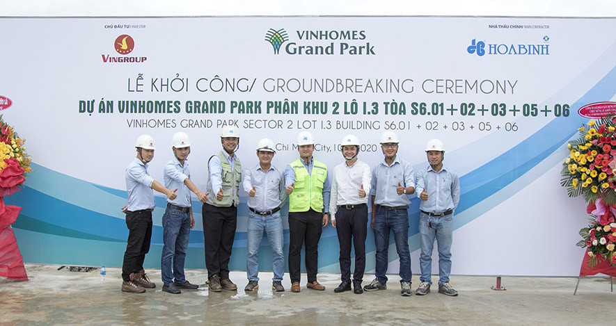 Hòa Bình khởi công Vinhomes Grand Park khu Origami - Phân Khu 2
