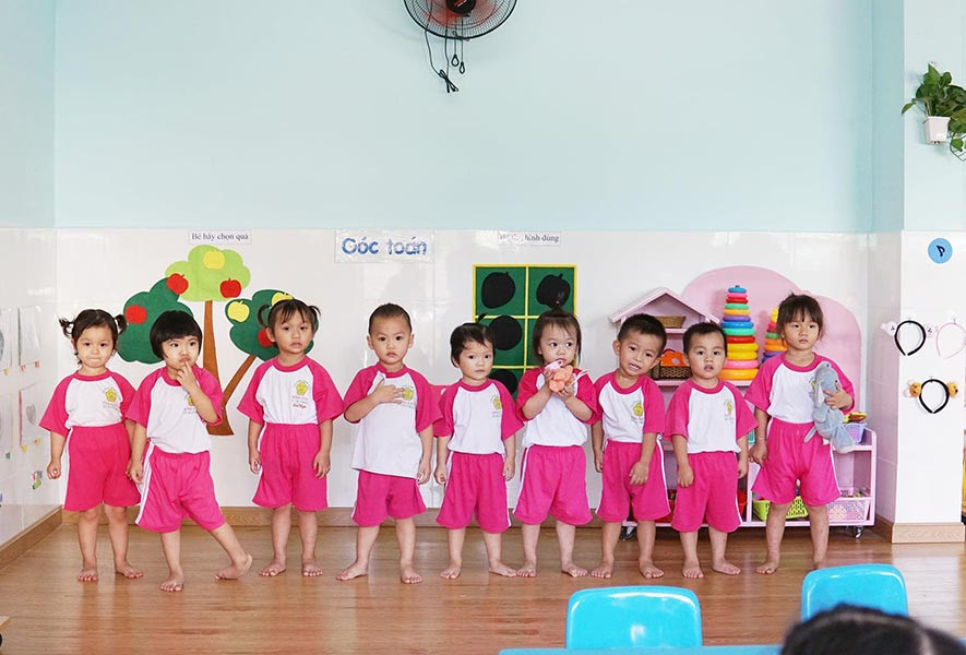 Hòa Bình tài trợ cải tạo Trường mầm non Đồng Xanh (Cơ sở 2)