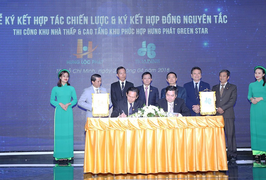 Hòa Bình ký kết hợp tác chiến lược với Hưng Lộc Phát