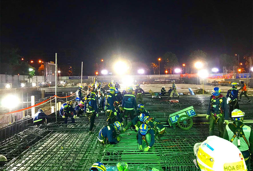 Samsung Electronics Vietnam project officially closed the hatch cover
