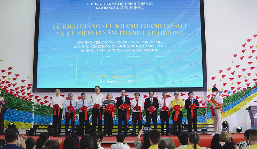 Inauguration of Dinh Thien Ly – Lawrence S.Ting High School and Secondary School