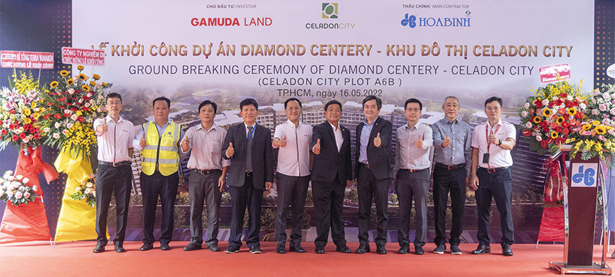 Commencement of construction of Diamond Centery subdivision – Celadon City urban area