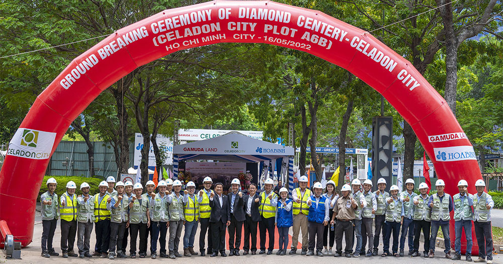 Commencement of construction of Diamond Centery subdivision – Celadon City urban area