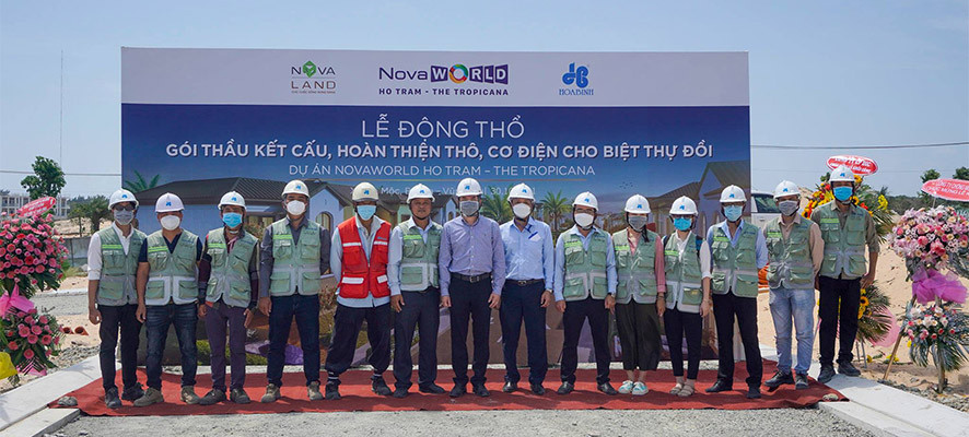 Khởi công hai dự án mới Novaworld Hồ Tràm tại Bà Rịa Vũng Tàu