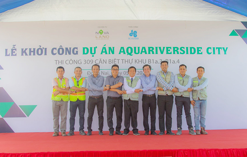 Hoa Binh started construction of Aqua Riverside City project