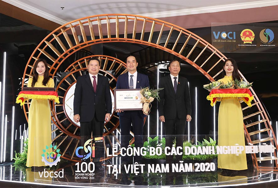 In the top 10 sustainable corporates in Vietnam 2020 | Hbcg.vn